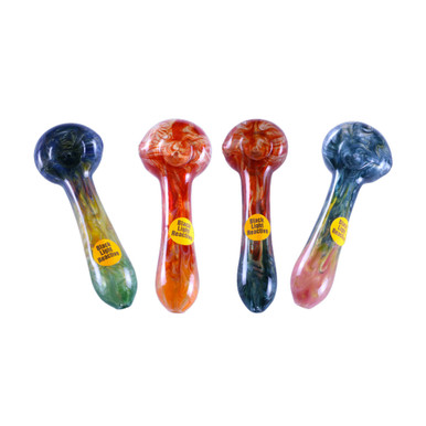 Sparkle Marbleized with Illuminati Pipe by Chameleon Glass