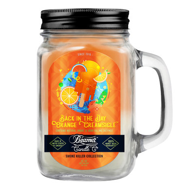 12oz Back in the Day Orange Mason Jar Candle by Beamer