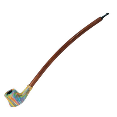 15" Curved Cherrywood Rainbow Shire Pipe