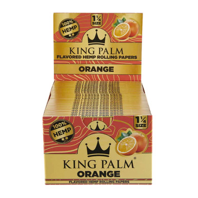 King Palm Orange 1¼" Hemp Papers
