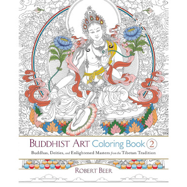 Buddhist Art Colouring Book 2