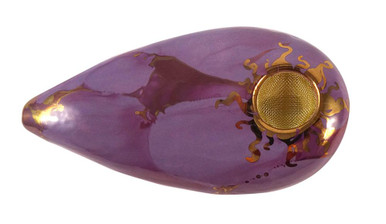 Porcelain Gold Goddess - Purple