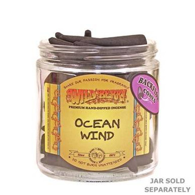 Wild Berry Back-Flow Incense Cones Pack of 25 - Ocean Wind