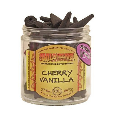 Wild Berry Back-Flow Incense Cones Pack of 25 - Cherry Vanilla