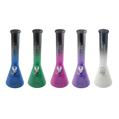 Infyniti 14" Two-Tone Frosted Beaker with Ice Pinch
