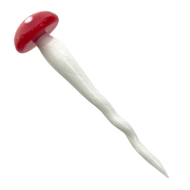 4.5" Glass Dabber - Mushroom