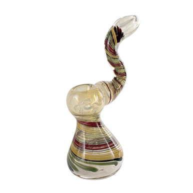 6.5" Tall Inside Out Fumed Sherlock Bubbler