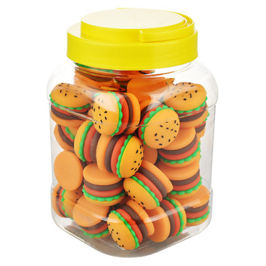 40PC DISPLAY - Silicone Hamburger Storage Container - 5ml