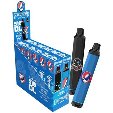 12CT DISPLAY - Grateful Dead x Pulsar 510 DL Auto-Draw Variable Voltage Vape Pen - 320mAh / Assorted Designs