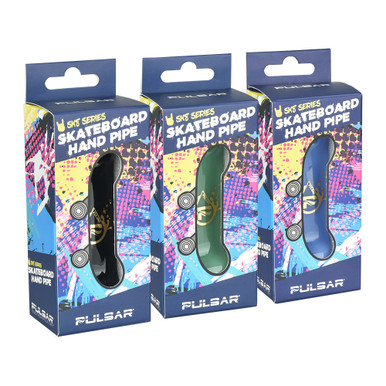 Pulsar 4.75" Rolling Skateboard Hand Pipe