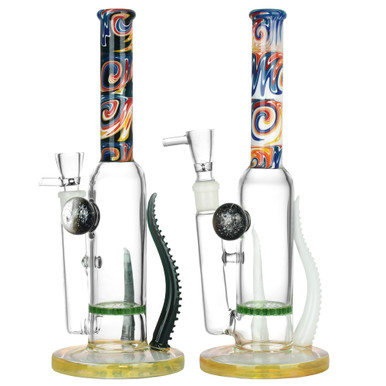 Galaxy Kraken Water Pipe - 9.75"/14mm F/Colors Vary