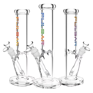 Pulsar Illustrious Straight Tube Water Pipe - 11.75" / 14mm F / Colors Vary