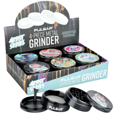 6PC DISPLAY - Pulsar Grinder - 4pc / 2.5"
