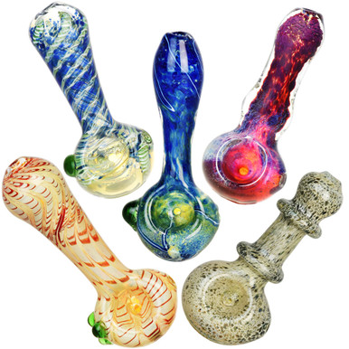 40PC BUNDLE - Standard Style Spoon Pipe - 3.25"-3.5"/Assorted