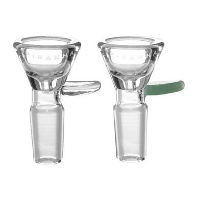 14mm Customer Clear bowl w/ angled pull tab