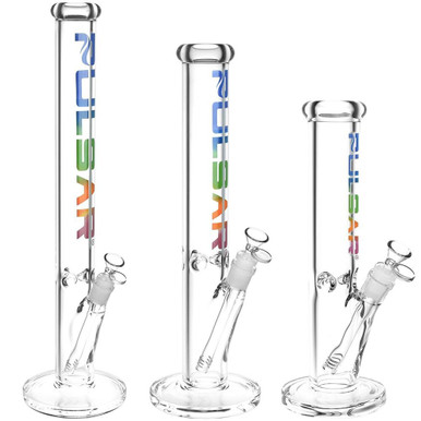 Pulsar Illustrious Straight Tube Water Pipe - 14mm F / Colors Vary