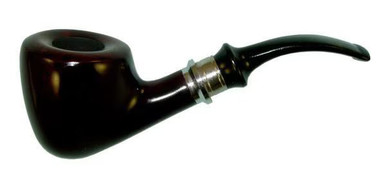 Pulsar Shire Pipes Half Bent Dublin Cherry Wood Tobacco Pipe - 5.5"