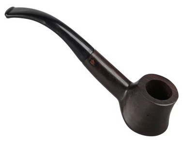 6"  Half Bent Style Wood Hand Pipe