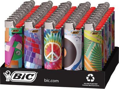 BIC Classic w/ Sleeve Tray of 50 - (Funky Styles)