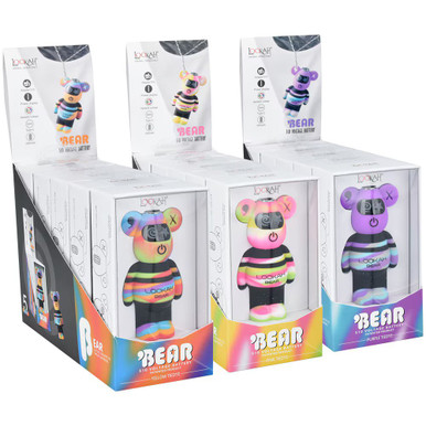 Lookah Tie Dye Bear Variable Voltage 510 Battery - 500mAh - 5PC DISP