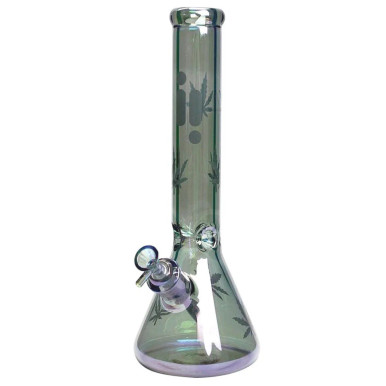 Infyniti 18" 7mm Chromatic Leaf Beaker w/ Ice Pinch