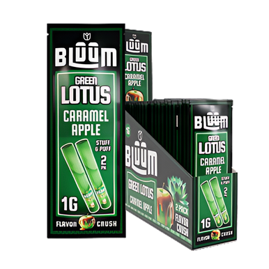 Bluum Wild Flower Rolls - 2pc / Green Lotus & Caramel Apple/10PK DISPLAY