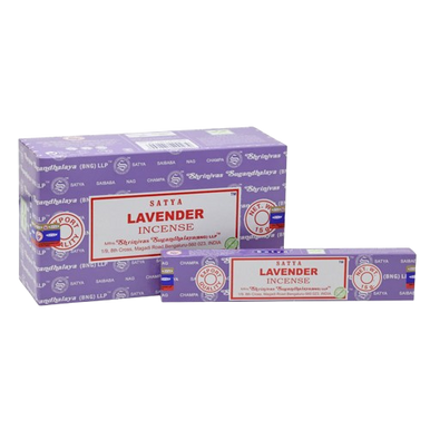 12PC BOX - Satya Incense Sticks - 15g / Lavender
