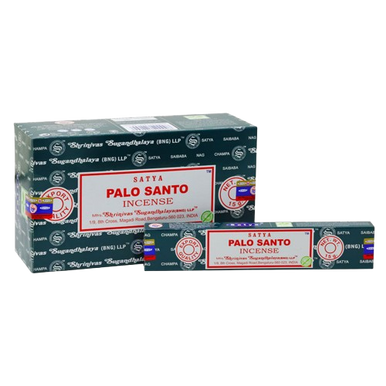 Satya Incense Sticks - 15g / Palo Santo/12PC BOX