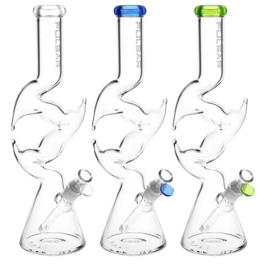 Pulsar Raptor Claw Glass Beaker Water Pipe - 15.5" / 14mm F