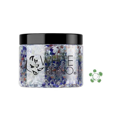 White Rhino Glass Screen - 7mm / Flower/400CT JAR