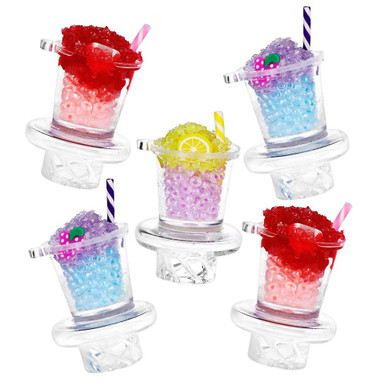 Slushie Glass Carb Cap - 30mm / Assorted Colors/5CT BUNDLE