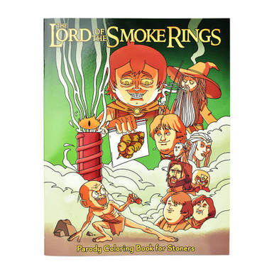 Wood Rocket Lord of The Smoke Rings Adult Coloring Book - 8.5"x11"
