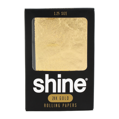 Shine 24K Gold Rolling Papers - One Sheet / 1 1/4