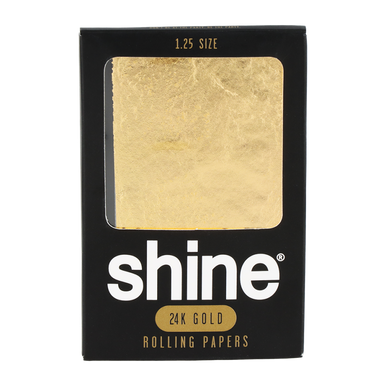 Shine 24K Gold Rolling Papers - One Sheet / 1 1/4