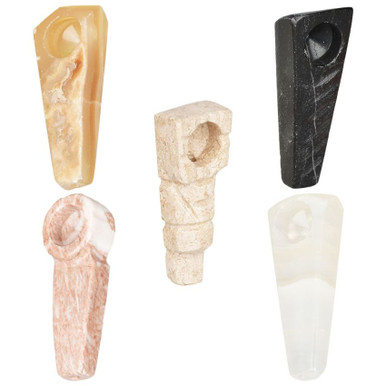 Onyx Tobacco Pipe - 2.5" | Large | Colors Vary