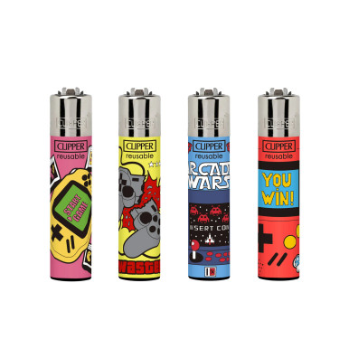 Clipper Lighter - Gamer Lover/48PC DISPLAY