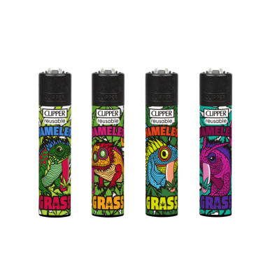 Clipper Lighter - Chameleon Grass /48PC DISPLAY