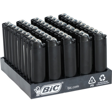 Bic Lighter - Black Out Edition/50CT DISPLAY
