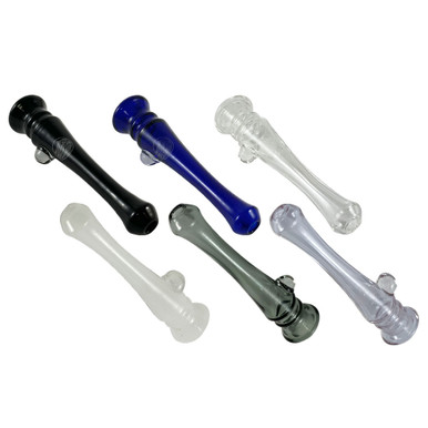 Nami Glass Chillum Taster Bat with Frosted Decal
