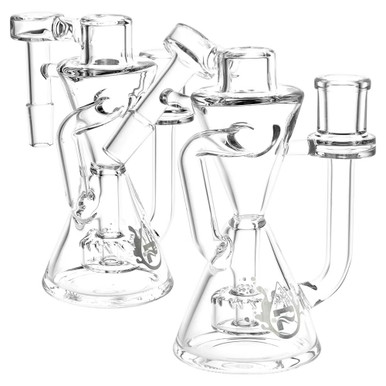 Pulsar Hourglass Recycler Ash Catcher - 5.25" / 14mm