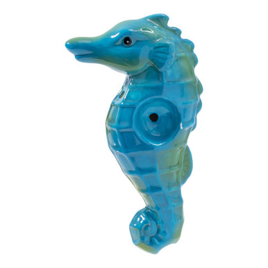Wacky Bowlz Seahorse Ceramic Pipe | 4"