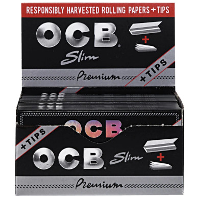 OCB Premium Papers & Tips - 32pk / Slim/24PC DISPLAY