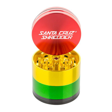 Santa Cruz Shredder Small 4-Piece Pollinator 1.5" - Rasta