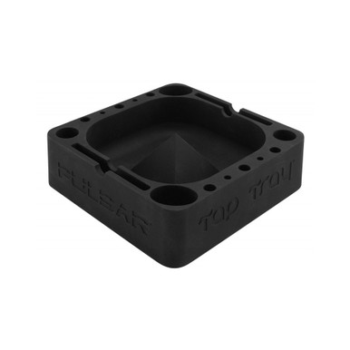 Black Pulsar Square Tap Tray Ashtray