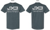 JX3 Outdoors "Experience The Difference" T-Shirt - Dark Gray