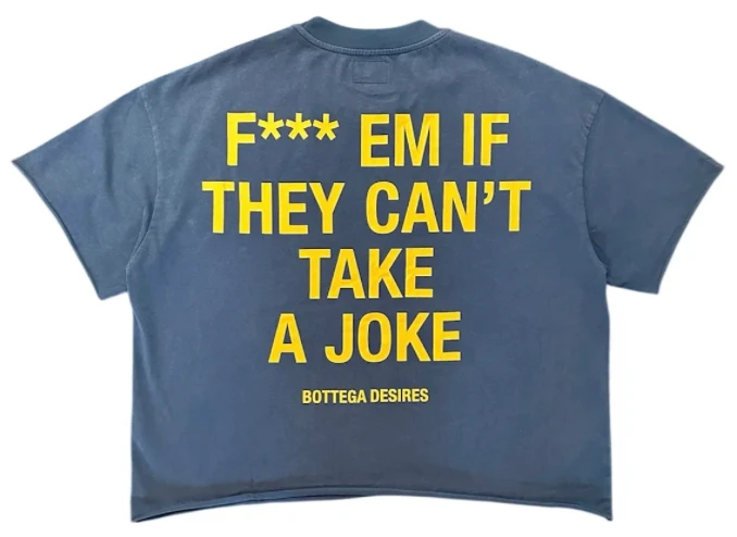 Bottega Desires Blue Fuck Em Tee