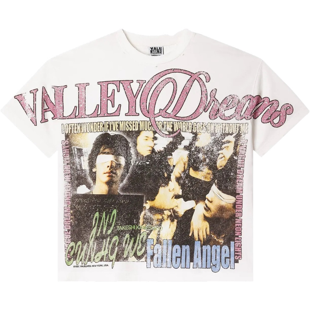 Vale Forever White Fallen Bling Tee