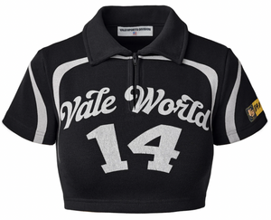 VALE FOREVER 007 BLACK RUGBY TEE