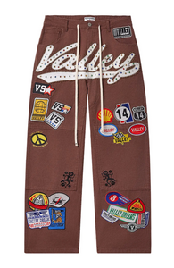 VALE FOREVER BROWN 1980'S PAINTER PANTS