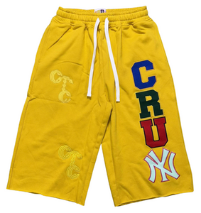 CRUM YELLOW 3/4 SHORTS